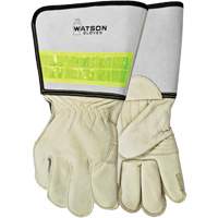 Gants de soudage pour monteur de ligne pour disjoncteur, Cuir fleur de vache, Taille Moyen Distribution Jean Lapalme