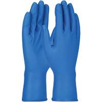 Grippaz Gloves, Small, Nitrile, 8-mil, Powder-Free, Blue Distribution Jean Lapalme