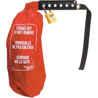Sac de cadenassage &eacute;lectrique pour prise surdimensionn&eacute;e & contr&ocirc;le de palan, Type Prise Distribution Jean Lapalme