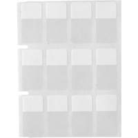 &eacute;tiquettes autoplastifiantes pour c&acirc;bles & fils de s&eacute;rie Core, Vinyle, 0,5" lo x 0,75" h, Transparent Distribution Jean Lapalme