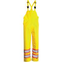Salopette Open Road, Polyester, Petit, Jaune lime haute visibilit&eacute; Distribution Jean Lapalme