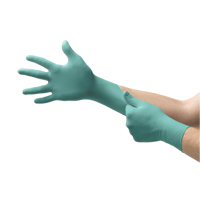 NEOPRO&reg; Gloves, X-Small, Neoprene, 5.1-mil, Powder-Free, Green, Class 2 Distribution Jean Lapalme