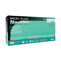 NEOPRO&reg; Gloves, X-Small, Neoprene, 5.1-mil, Powder-Free, Green, Class 2 Distribution Jean Lapalme