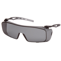 Cappture OTG Safety Glasses, Grey/Smoke Lens, Anti-Fog, ANSI Z87+/Meets/Exceeds CSA Z94.3 Distribution Jean Lapalme