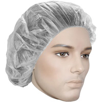 Bouffant Caps, Polypropylene, 18", White Distribution Jean Lapalme