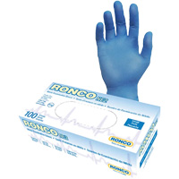 Disposable Gloves, Small, Nitrile, 4-mil, Powder-Free, Blue Distribution Jean Lapalme