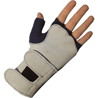 Anti-Impact Glove with Wrist Support, Cotton, Right Hand, X-Small Distribution Jean Lapalme