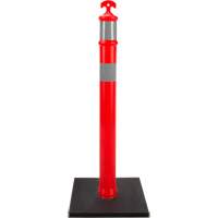 High-Visibility Delineator Post, 42" H, Orange Distribution Jean Lapalme