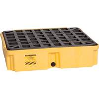 Plateforme de d&eacute;versement modulaire, Capacit&eacute; de d&eacute;versement 15 gal. US, 26" x 26,25" x 6,5" Distribution Jean Lapalme