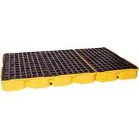 Plateforme de d&eacute;versement modulaire, Capacit&eacute; de d&eacute;versement 88 gal. US, 51,5'' x 78,25" x 6,5" Distribution Jean Lapalme