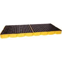 Plateforme de d&eacute;versement modulaire, Capacit&eacute; de d&eacute;versement 121 gal. US, 51,5'' x 103" x 6,5" Distribution Jean Lapalme