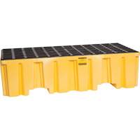 Palette de confinement des d&eacute;versements, Capacit&eacute; de d&eacute;versement 66 gal. US, 26,25" x 51" x 13,75" Distribution Jean Lapalme