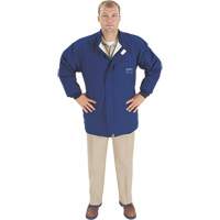 Veste de protection contre l'arc &eacute;lectrique, Moyen, Bleu, 40 cal/cm² Distribution Jean Lapalme