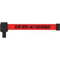 PLUS Banner Cassette, Do Not Enter - Arc Flash Boundary, 15', Red Tape Distribution Jean Lapalme