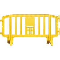 Barricade Movit, Emboîtables, 78" lo x 39" h, Jaune Distribution Jean Lapalme
