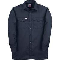 Chemise de travail &agrave; manches longues en tissu crois&eacute;, Hommes, 4T-Grand, Bleu marin Distribution Jean Lapalme