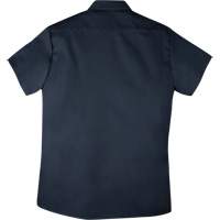 Chemise de travail &agrave; manches courtes en tissu crois&eacute;, Hommes, 4T-Grand, Bleu marine Distribution Jean Lapalme