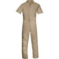 Short-Sleeved Coveralls, Men's, Tan, Size 4X-Large Distribution Jean Lapalme