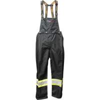 Pantalons &agrave; bavette ignifug&eacute;s Journeyman, Petit, Noir Distribution Jean Lapalme