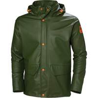 Gale Rain Jacket, Polyester/Polyurethane, Small, Green Distribution Jean Lapalme