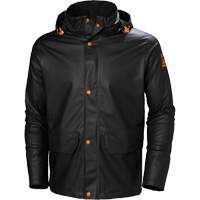 Gale Rain Jacket, Polyester/Polyurethane, Small, Black Distribution Jean Lapalme