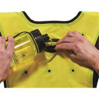 Veste refroidissante &agrave; &eacute;vaporation s&egrave;che &eacute;conomique Chill-Its 6687, Petit/Moyen, Jaune lime haute visibilit&eacute; Distribution Jean Lapalme