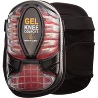 All-Terrain Knee Pads, Hook and Loop Style, Plastic Caps, Gel Pads Distribution Jean Lapalme