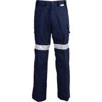 Pantalon haute visibilit&eacute;, Poly-coton, 32, Bleu marin Distribution Jean Lapalme