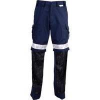 Pantalon haute visibilit&eacute;, Poly-coton, 32, Bleu marin Distribution Jean Lapalme