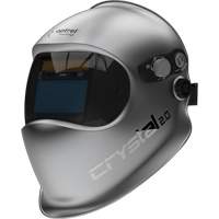Masque de soudage auto-assombrissant Crystal 2.0, 3,94" lo x 1,97" la Champ de vision, Teinte 2/4 - 12, Argent Distribution Jean Lapalme