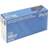 Puncture-Resistant Medical-Grade Disposable Gloves, X-Large, Nitrile, 5-mil, Powder-Free, Black, Class 2 Distribution Jean Lapalme