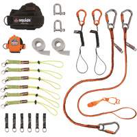 Squids&reg; 3186 Iron/Steel Worker's Tool Tethering Kit Distribution Jean Lapalme
