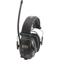 Couvre-oreilles et casque FM radio st&eacute;r&eacute;o num&eacute;rique Sync Electo de Howard Leight, Style Bandeau, 29 dB Distribution Jean Lapalme