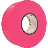 Flagging Tape, 1.1875" W x 164' L, Fluorescent Pink Distribution Jean Lapalme