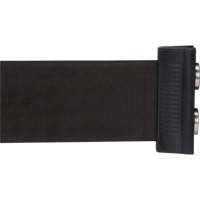 Cassette de ruban magn&eacute;tique pour barri&egrave;re de contr&ocirc;le des foules personnalis&eacute;e, 7', Ruban Noir Distribution Jean Lapalme