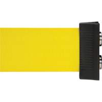 Cassette de ruban magn&eacute;tique pour barri&egrave;re de contr&ocirc;le des foules personnalis&eacute;e, 7', Ruban Jaune Distribution Jean Lapalme