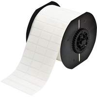 &eacute;tiquettes adh&eacute;sives repositionnables de s&eacute;rie B33, Vinyle, 1" lo x 0,5" h, Blanc Distribution Jean Lapalme
