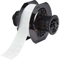 &eacute;tiquettes pour laboratoire et couvercles de flacon r&eacute;sistant aux produits chimiques de s&eacute;rie B33, Polyester, 1" lo x 0,5" h, Blanc Distribution Jean Lapalme