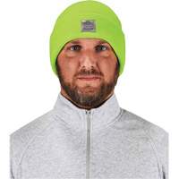 Bonnet en tricot c&ocirc;tel&eacute; N-Ferno, Taille unique, Vert lime haute visibilit&eacute; Distribution Jean Lapalme