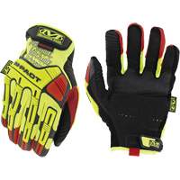 Gants antichocs haute visibilit&eacute; D4-360 M-Pact, 8, Paume en Synth&eacute;tique, Poignet Boucle et crochet Distribution Jean Lapalme