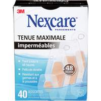 Nexcare Max-Hold Waterproof Bandages, Assorted, Plastic, Sterile Distribution Jean Lapalme