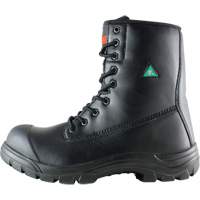 Storm Work Boots, Leather, Steel Toe, Size 7, Impermeable Distribution Jean Lapalme