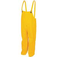 Classic Series Bib Rain Pants, Large, Polyester/PVC, Yellow Distribution Jean Lapalme