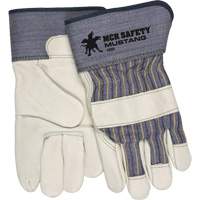 Mustang Fitters Gloves, Large, Grain Cowhide Palm, Fleece Inner Lining Distribution Jean Lapalme