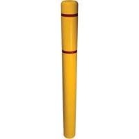 Couvre-bollard, 6" dia. x 52" l, Jaune Distribution Jean Lapalme