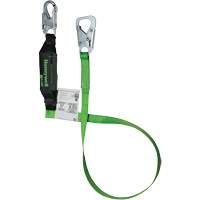 Miller&reg; BackBiter&reg; Tie-Back Lanyard, 6', Locking Snap Hook Center, Locking Snap Hook Leg Ends, Nylon/Polyester Distribution Jean Lapalme