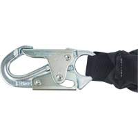 Miller&reg; HP Shock-Absorbing Lanyard, 4', Locking Rebar Hook Center, Locking Snap Hook Leg Ends, Polyester Distribution Jean Lapalme