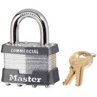 Cadenas lamin&eacute;, Argent, Cl&eacute;s identiques, Acier lamin&eacute;, Largeur de 1-3/4" Distribution Jean Lapalme