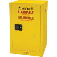 Flammable Storage Cabinet, 12 gal., 1 Door, 23" W x 35" H x 18" D Distribution Jean Lapalme