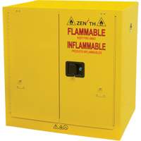 Flammable Storage Cabinet, 22 gal., 2 Door, 35" W x 35" H x 22" D Distribution Jean Lapalme